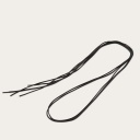 Sznurowadła Tzava, czarny